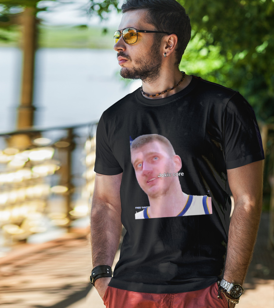 Jokic Core Nikola Jokic Free Throw Basketball T-Shirt