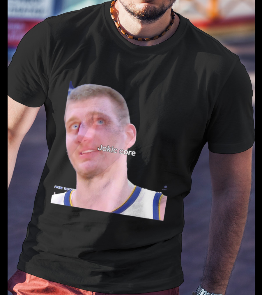 Jokic Core Nikola Jokic Free Throw Basketball T-Shirt