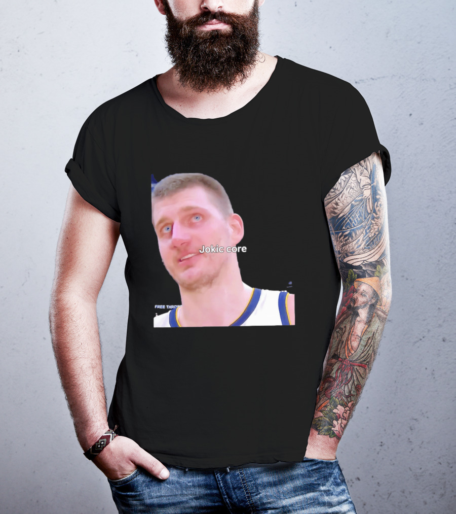 Jokic Core Nikola Jokic Free Throw Basketball T-Shirt