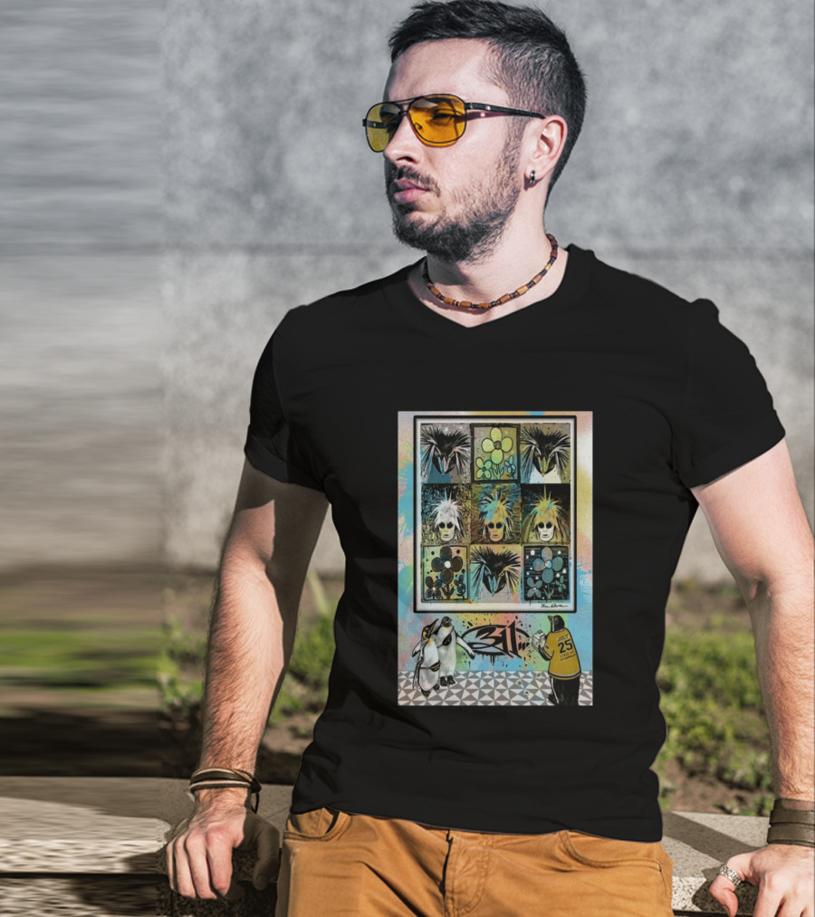 311 July 25 2026 Pittsburgh PA Penguins And Flowers By PaleoDesigns T-Shirt