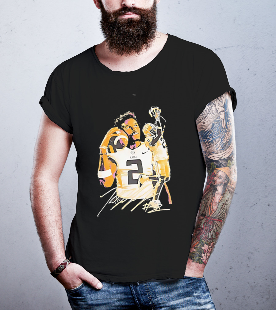 Odell Beckham Jr. LSU Tigers Football Number 2 NCAA T-Shirt