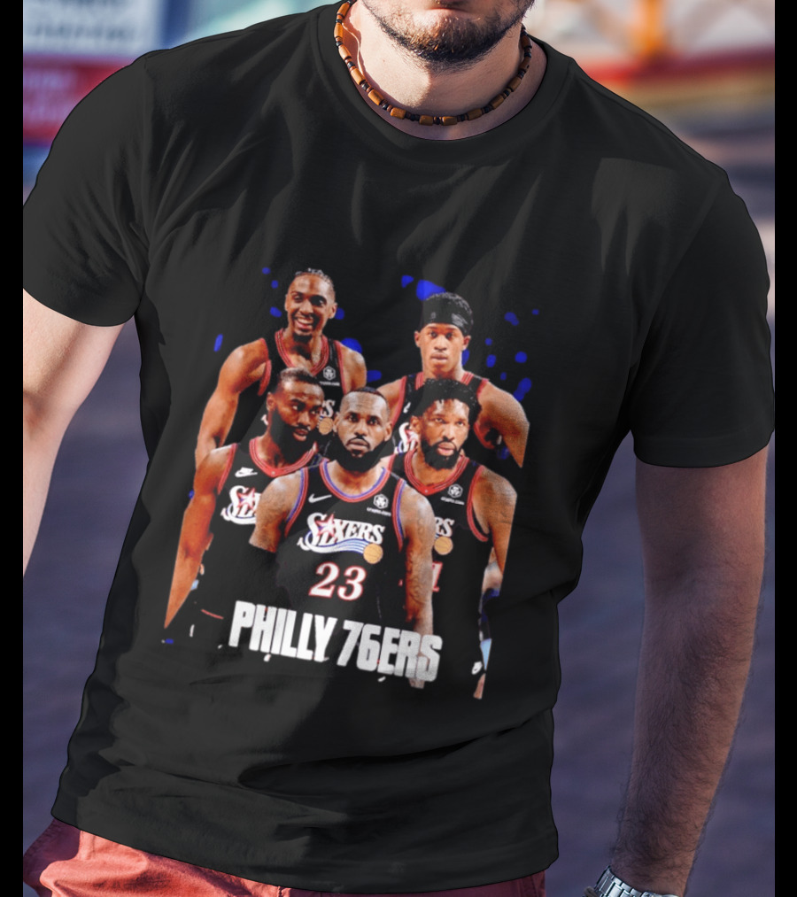 Philadelphia 76ers Big Five LeBron James Philly 76ers 23 T-Shirt