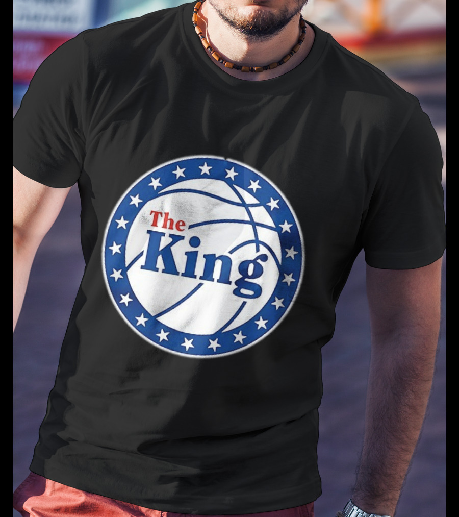 The King Lebron James Philadelphia 76ers 2026 Basketball Stars T-Shirt