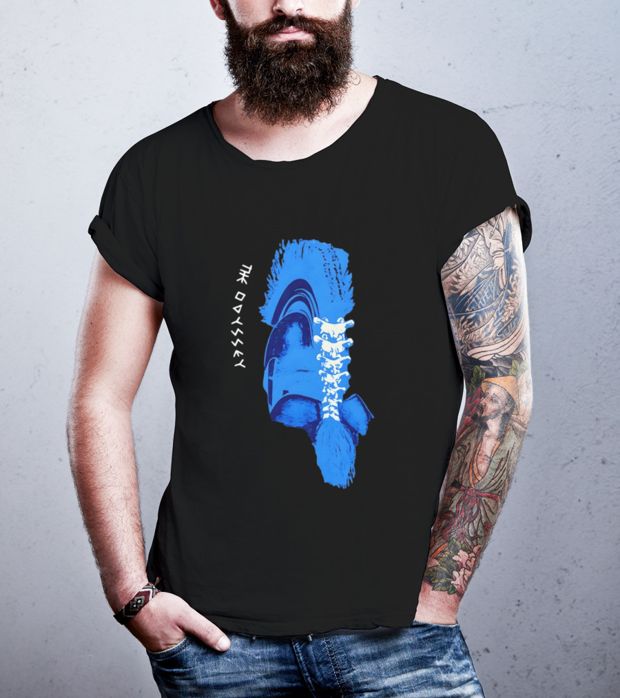 The Odyssey Greek Spartan Corinthian Helmet T-Shirt
