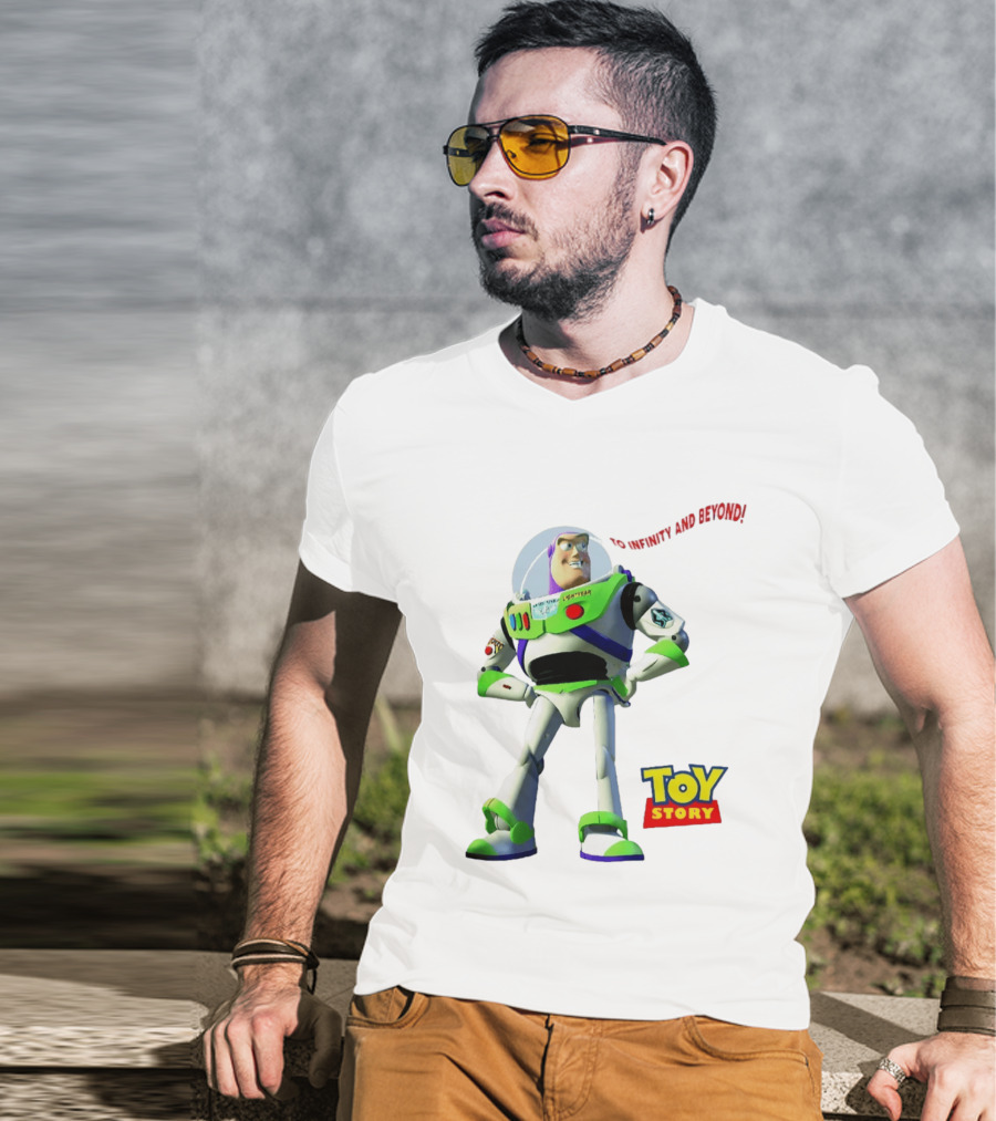 Buzz Lightyear To Infinity And Beyond Toy Story Pixar T-Shirt