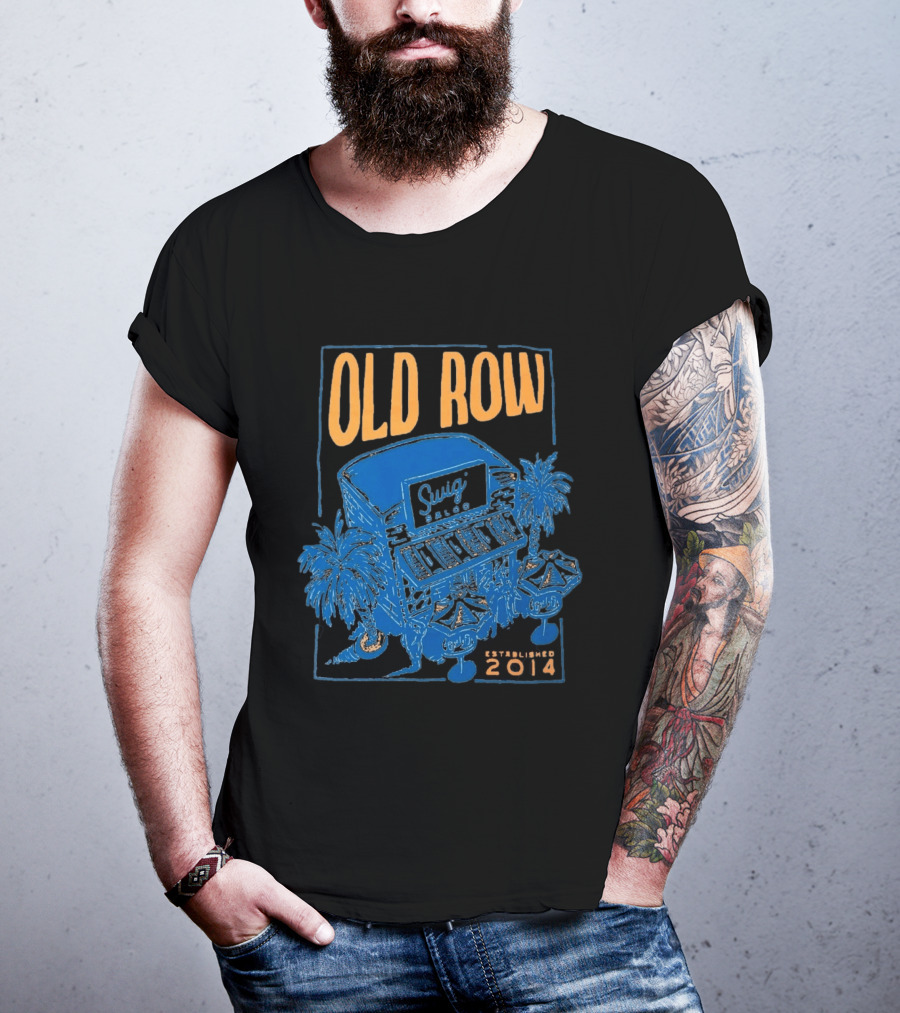 Old Row Swig Tiki Bar Est 2014 T-Shirt