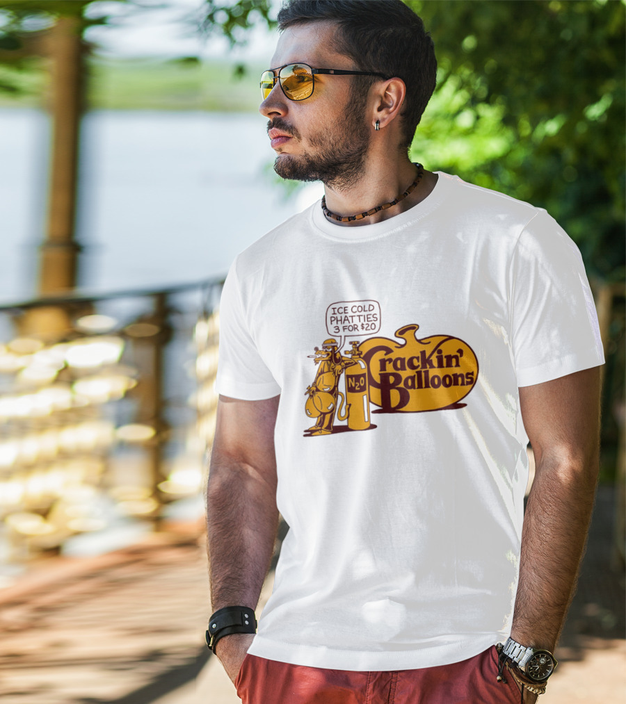 Cracker Barrel Crackin' Balloons Ice Cold Phatties N2O 3 For $20 T-Shirt