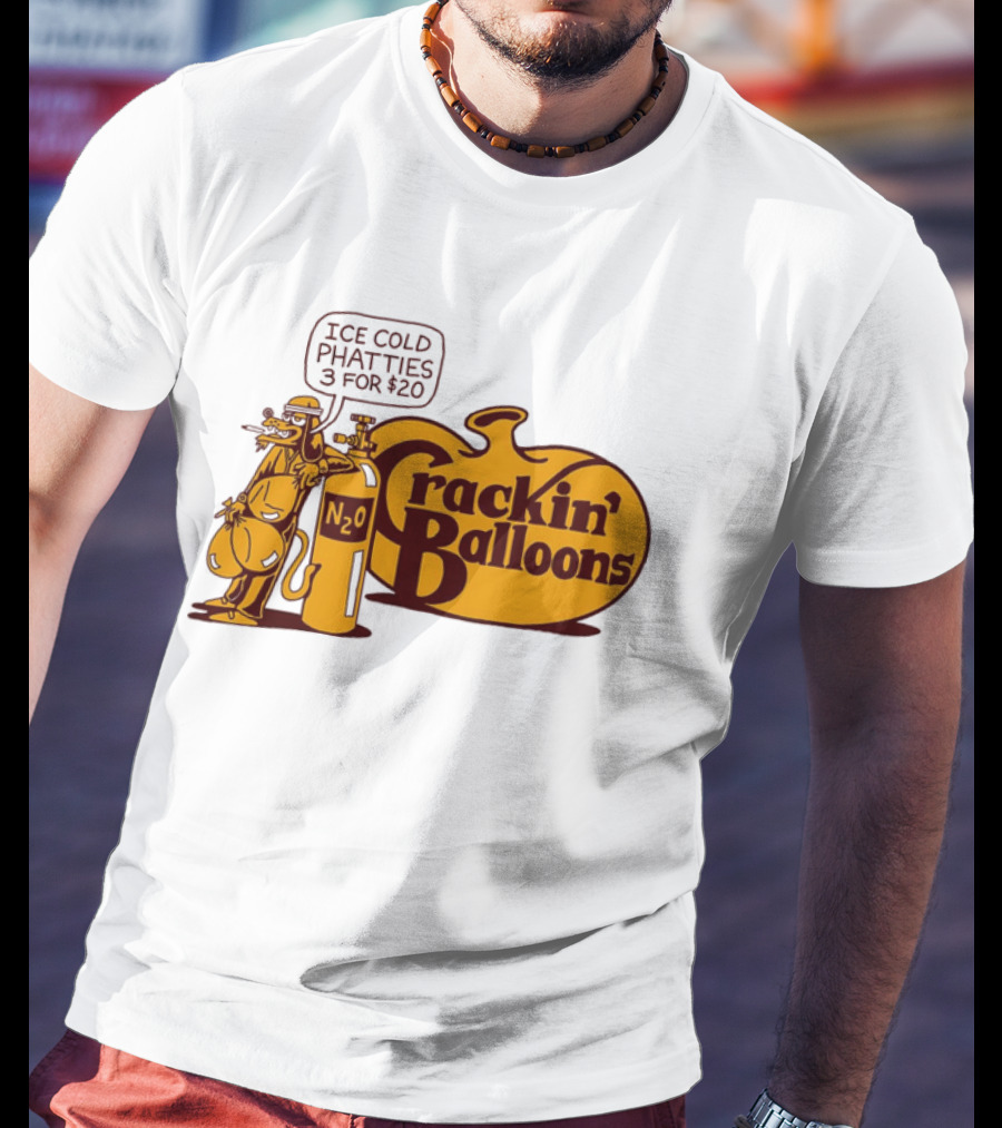 Cracker Barrel Crackin' Balloons Ice Cold Phatties N2O 3 For $20 T-Shirt