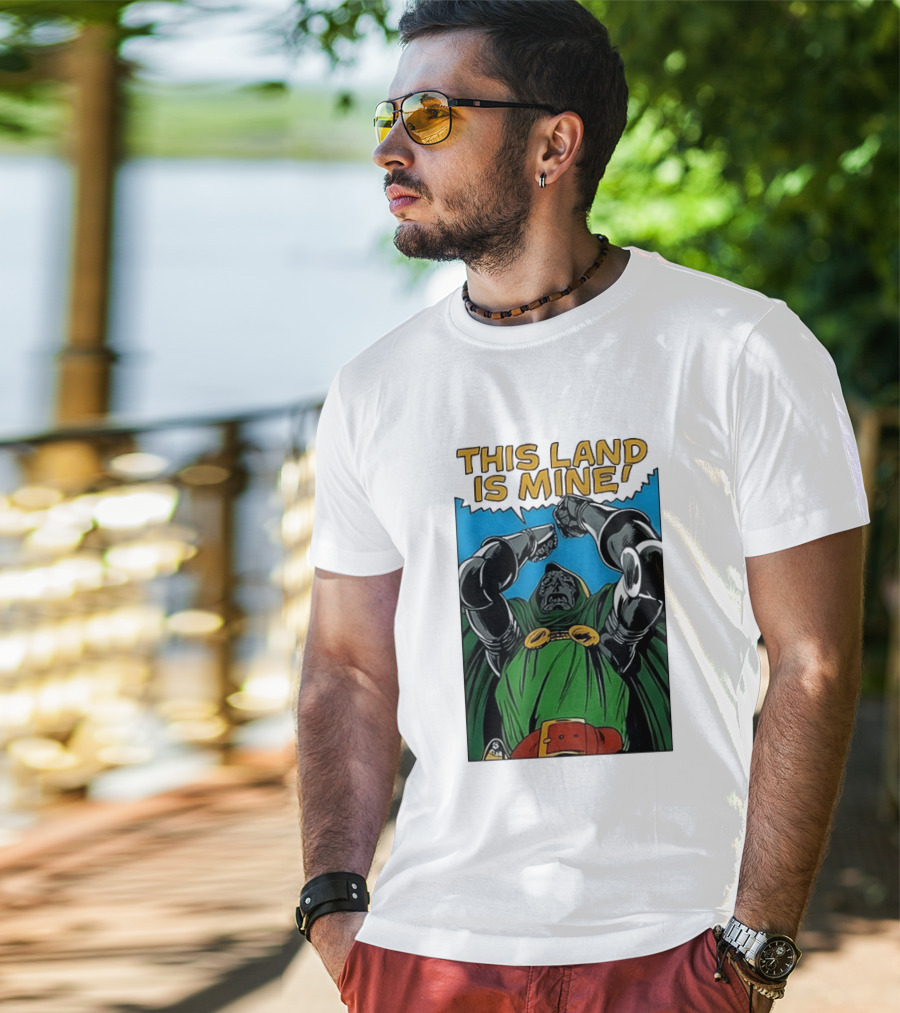 Doctor Doom Marvel Studios This Land Is Mine Vintage Comic T-Shirt