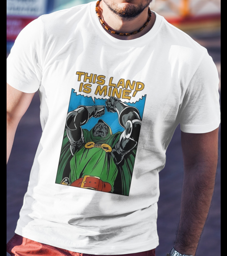 Doctor Doom Marvel Studios This Land Is Mine Vintage Comic T-Shirt