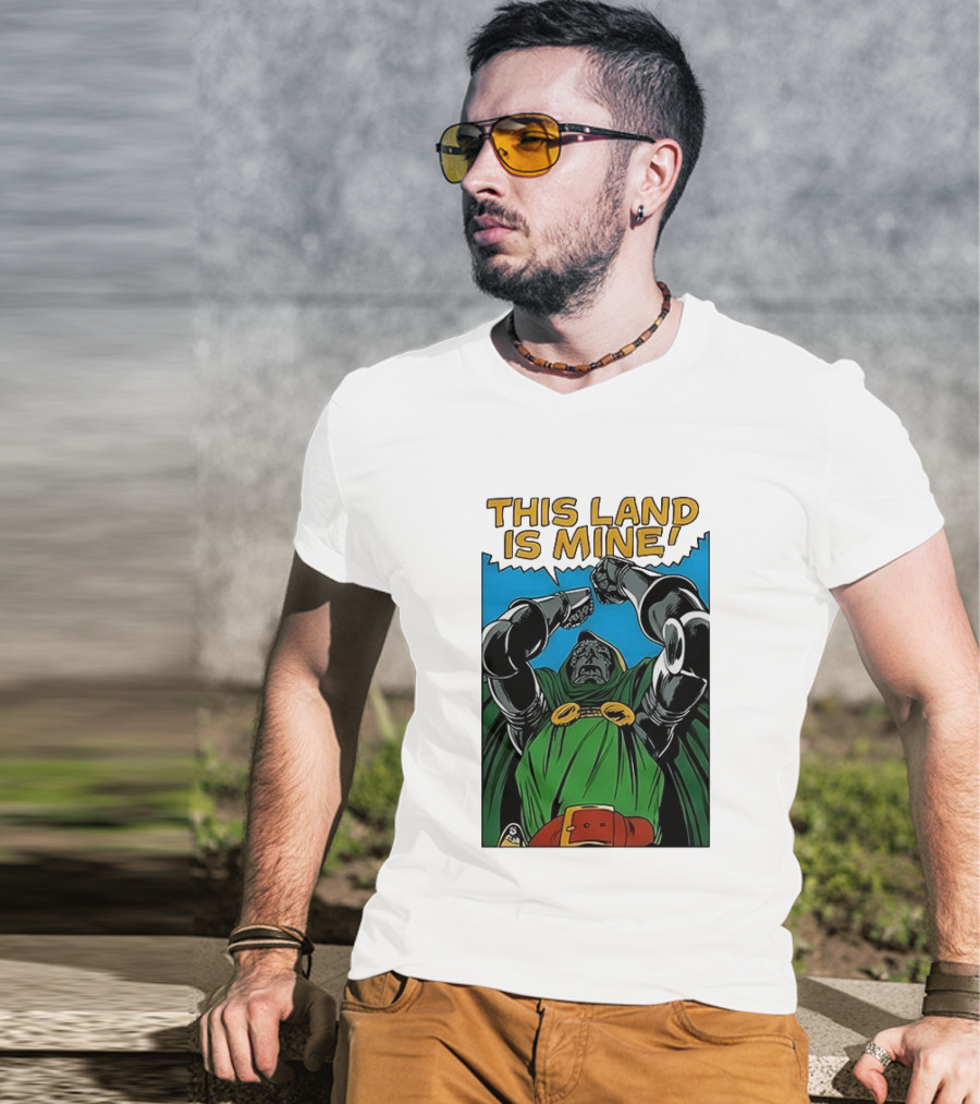 Doctor Doom Marvel Studios This Land Is Mine Vintage Comic T-Shirt