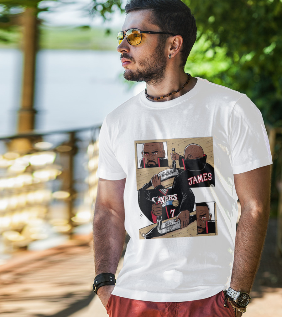James Sixers 17 Basketball Comic T-Shirt