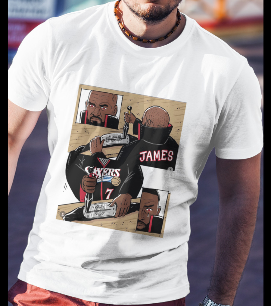 James Sixers 17 Basketball Comic T-Shirt