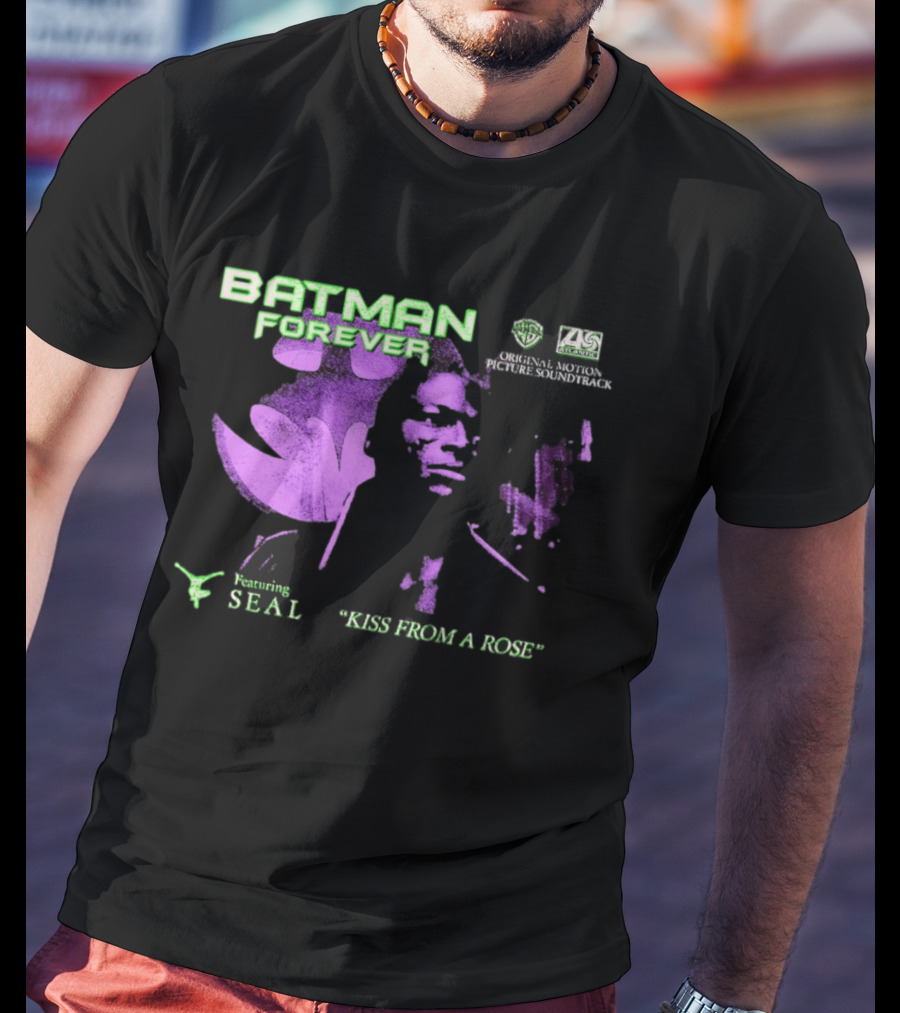 Batman Forever Original Motion Picture Soundtrack Kiss From A Rose Featuring Seal T-Shirt