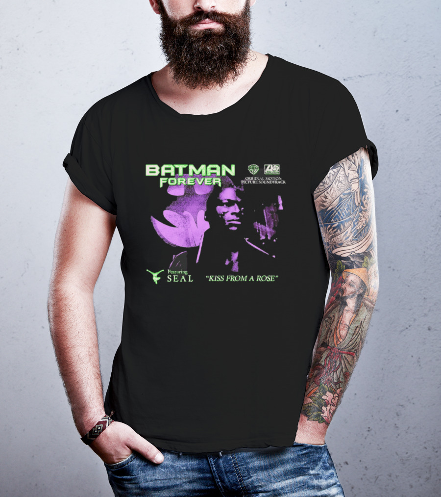 Batman Forever Original Motion Picture Soundtrack Kiss From A Rose Featuring Seal T-Shirt
