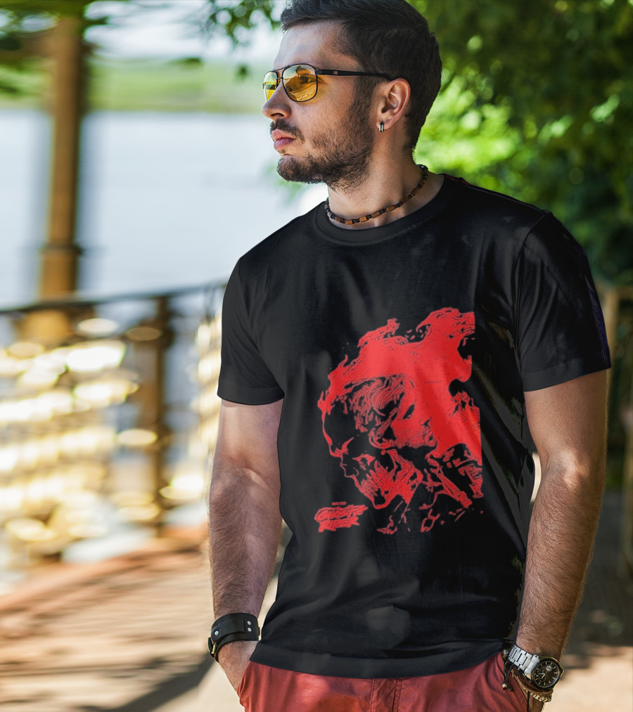 Ryan Gosling Marvel Studios Ghost Rider 2028 Movie Skeleton Flame T-Shirt
