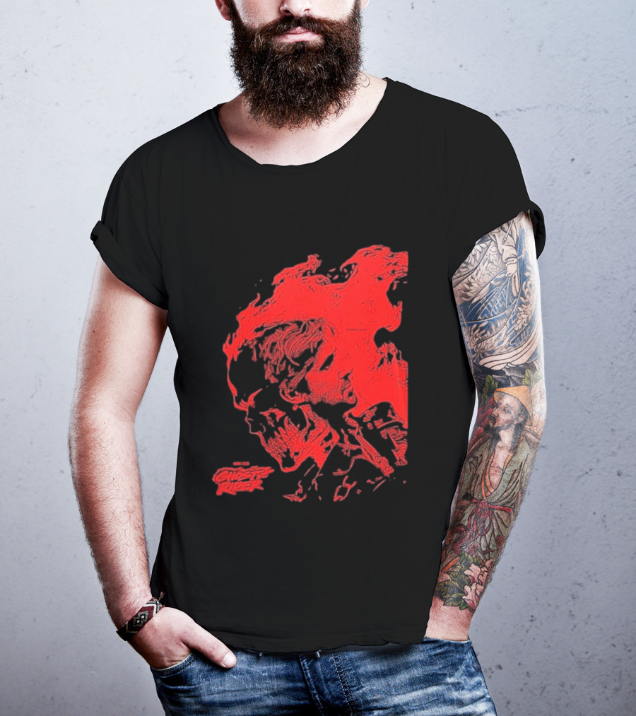 Ryan Gosling Marvel Studios Ghost Rider 2028 Movie Skeleton Flame T-Shirt