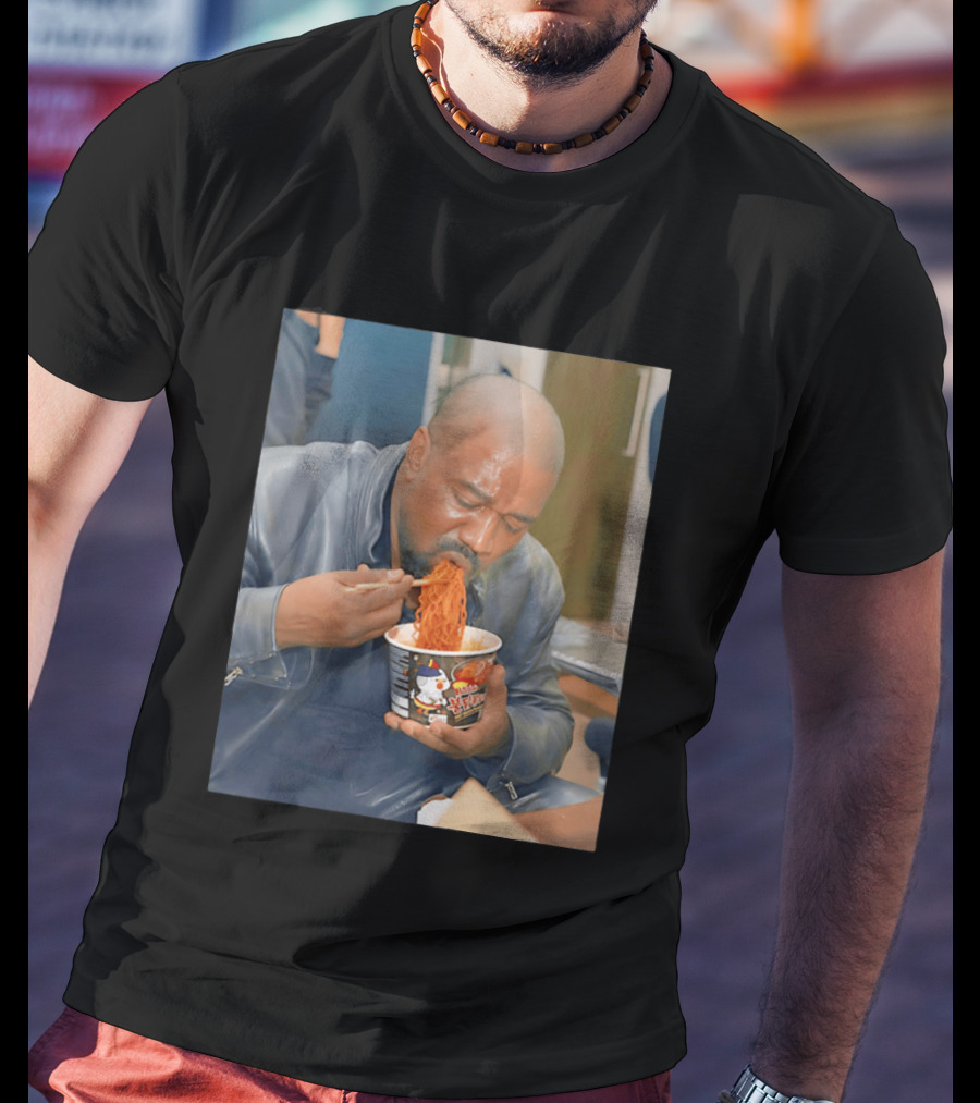 Buldak Bokkeum Myeon Kanye West Noodle Cup Spicy Challenge T-Shirt