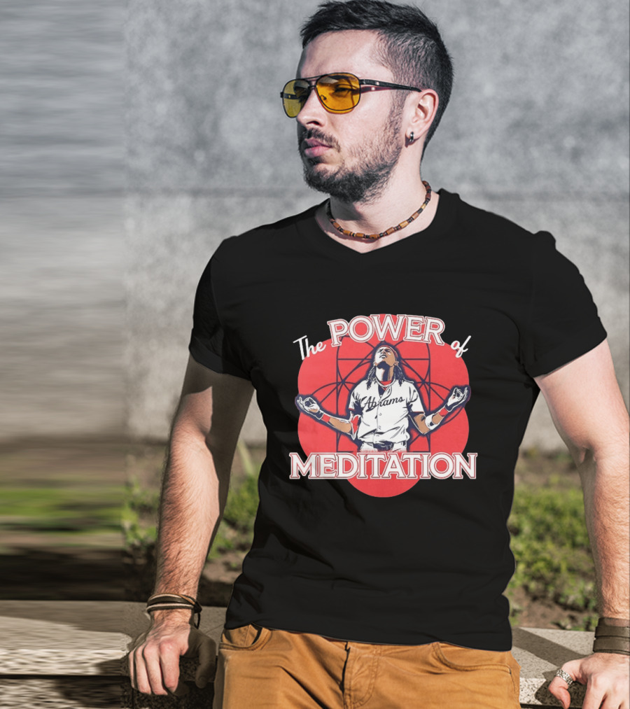 The Power Of Meditation CJ Abrams Washington Nationals T-Shirt