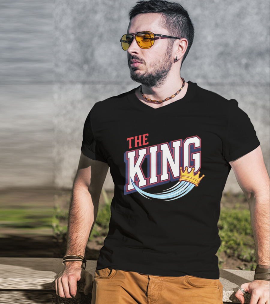 THE KING LeBron James Philadelphia 76ers NBA 2026 T-Shirt
