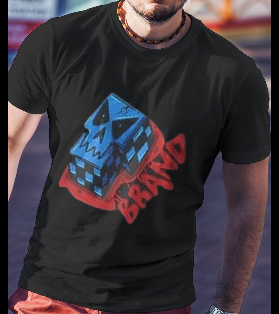 Don't Let Your Love For Somebody Overlook The Reality Of The Situation Skull Cube Brand T-Shirt