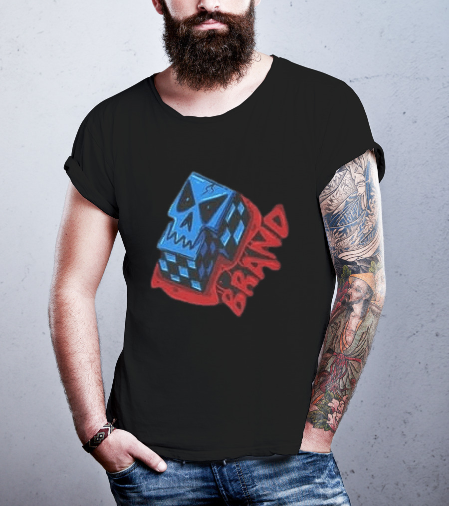 Don't Let Your Love For Somebody Overlook The Reality Of The Situation Skull Cube Brand T-Shirt