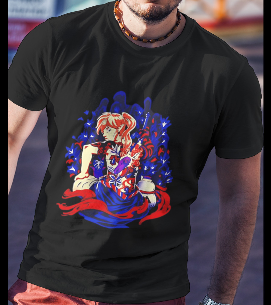 Legend Of Zelda Link Tattoo Art With Elven Warrior And Magical T-Shirt