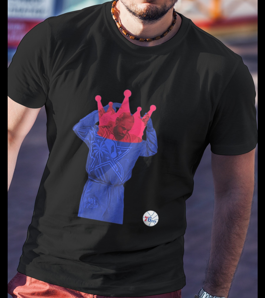 NBA All Star King LeBron James Philadelphia 76ers Season T-Shirt