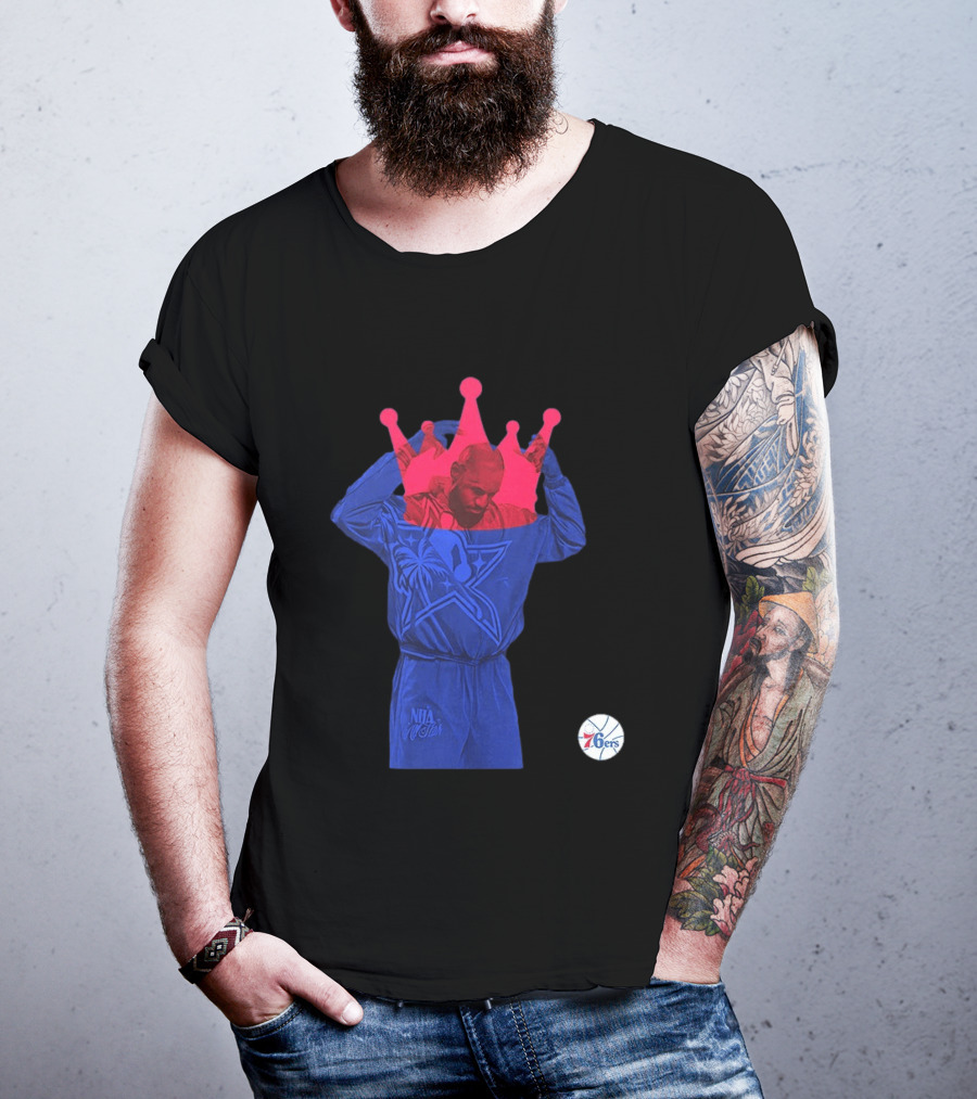 NBA All Star King LeBron James Philadelphia 76ers Season T-Shirt
