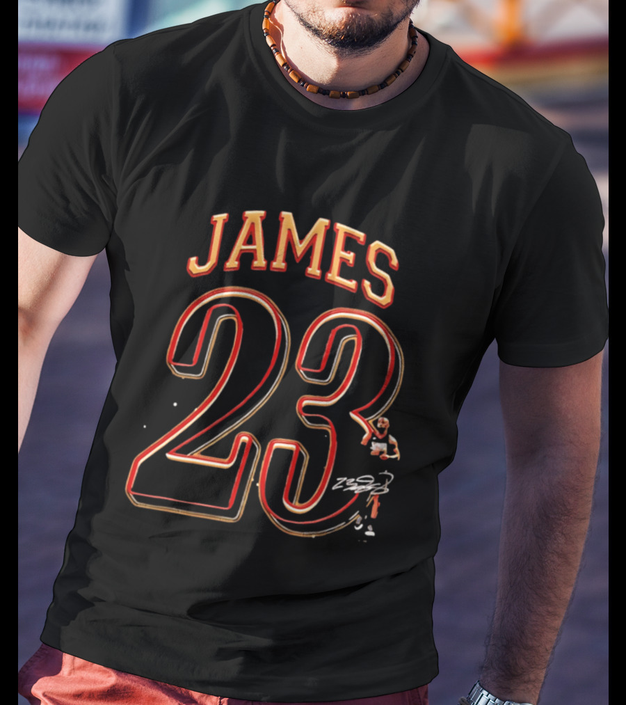 James 23 Basketball Jersey Iconic Sports T-Shirt
