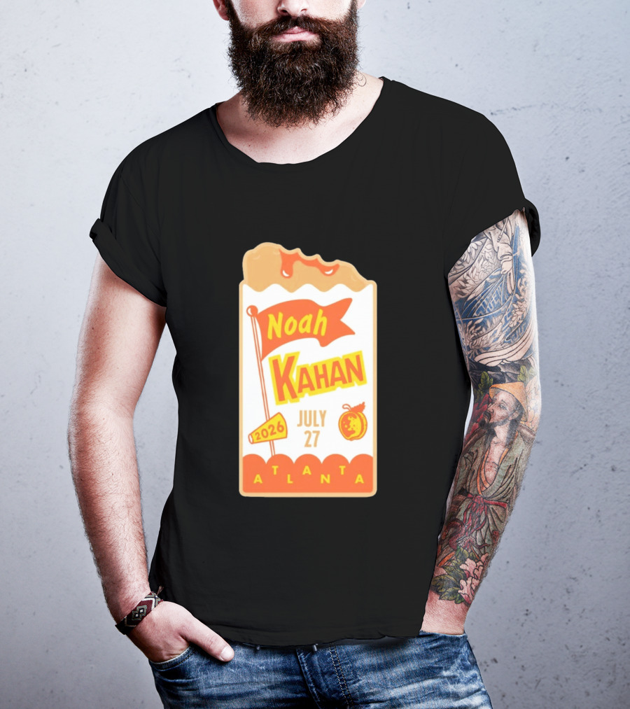 Noah Kahan Atlanta July 27 2026 Event T-Shirt