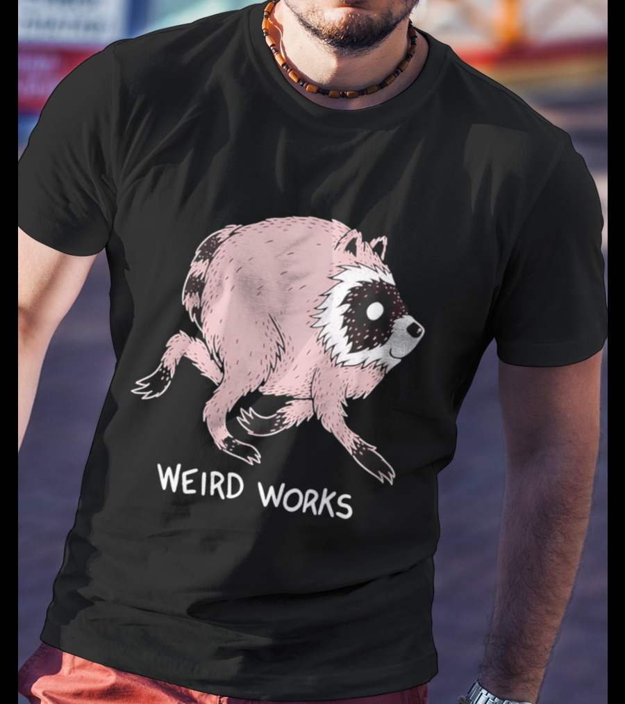 Running Raccoon Weird Works Jimothy T-Shirt