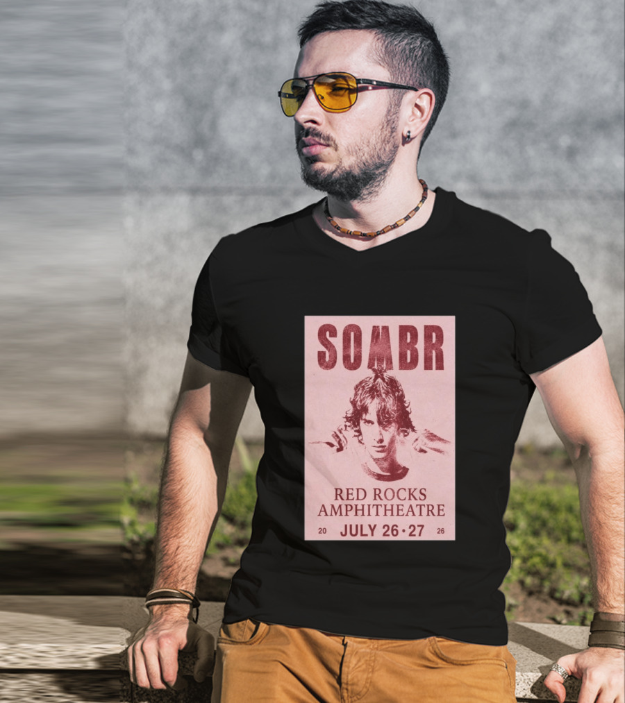 SOMBR Red Rocks Amphitheatre July 26 27 2026 T-Shirt