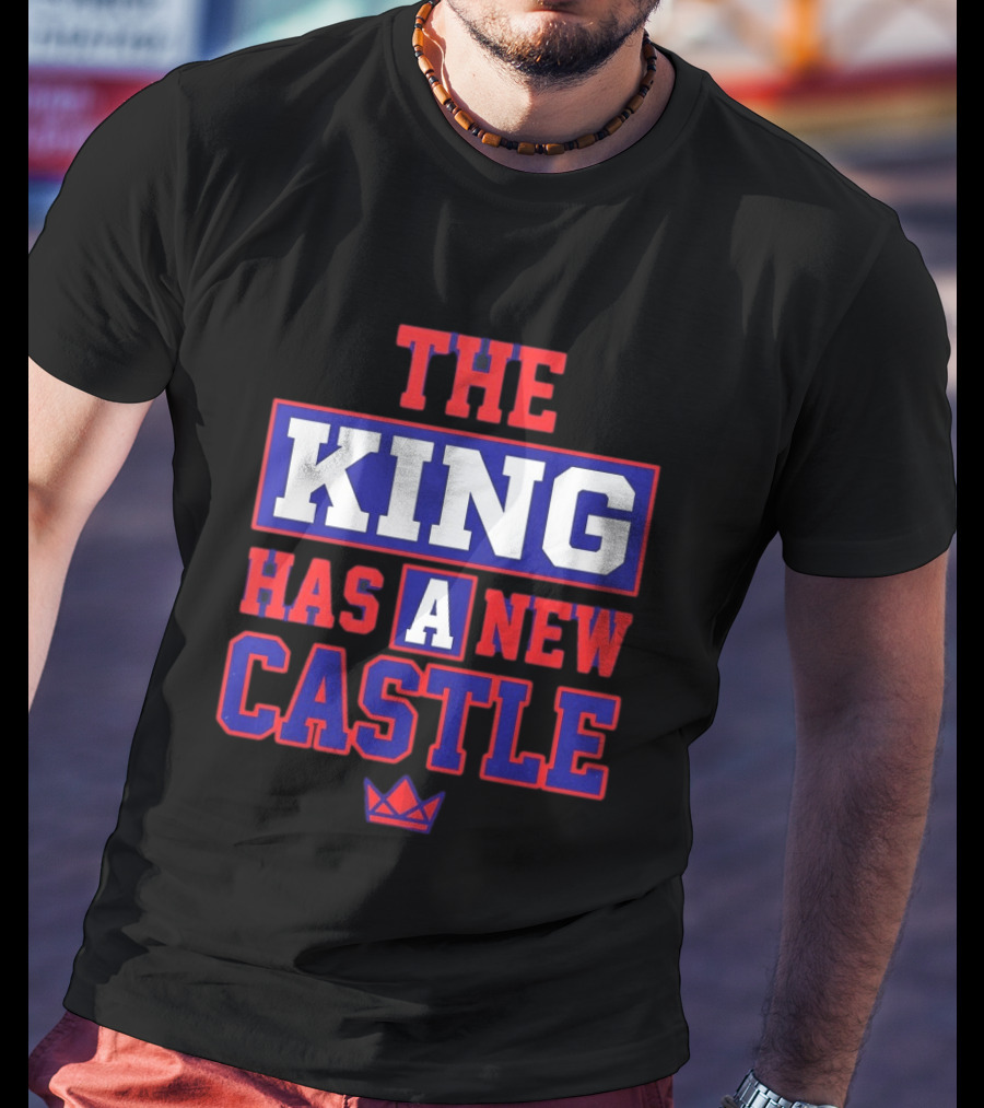 The King Has A New Castle LeBron James Philadelphia 76ers NBA 2026 T-Shirt