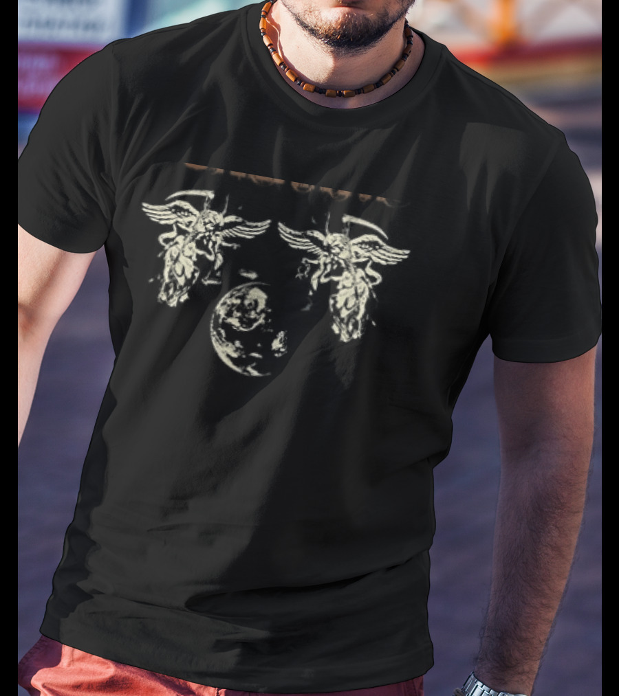 Unearth Spring Tour 2025 Dates Angelic Figures Embellishment T-Shirt