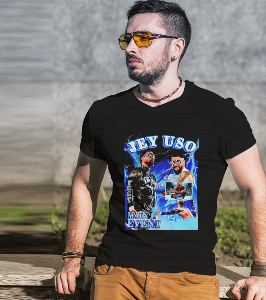 Jey Uso Main Event Yeet Energy Wrestling Highlights T-Shirt