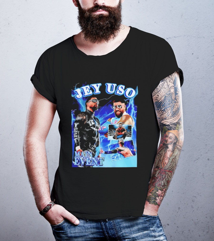 Jey Uso Main Event Yeet Energy Wrestling Highlights T-Shirt