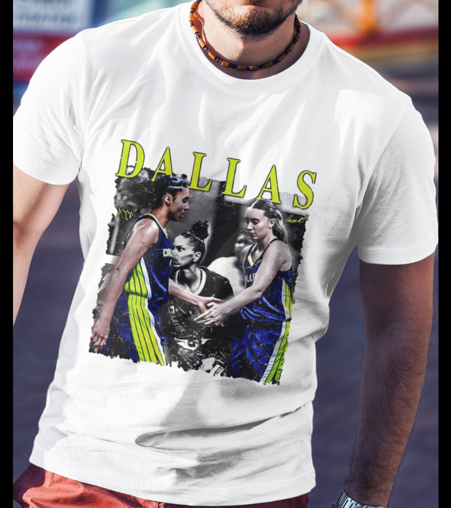 Dallas Wings Azzi Fudd Paige Bueckers WNBA 2026 Signatures T-Shirt