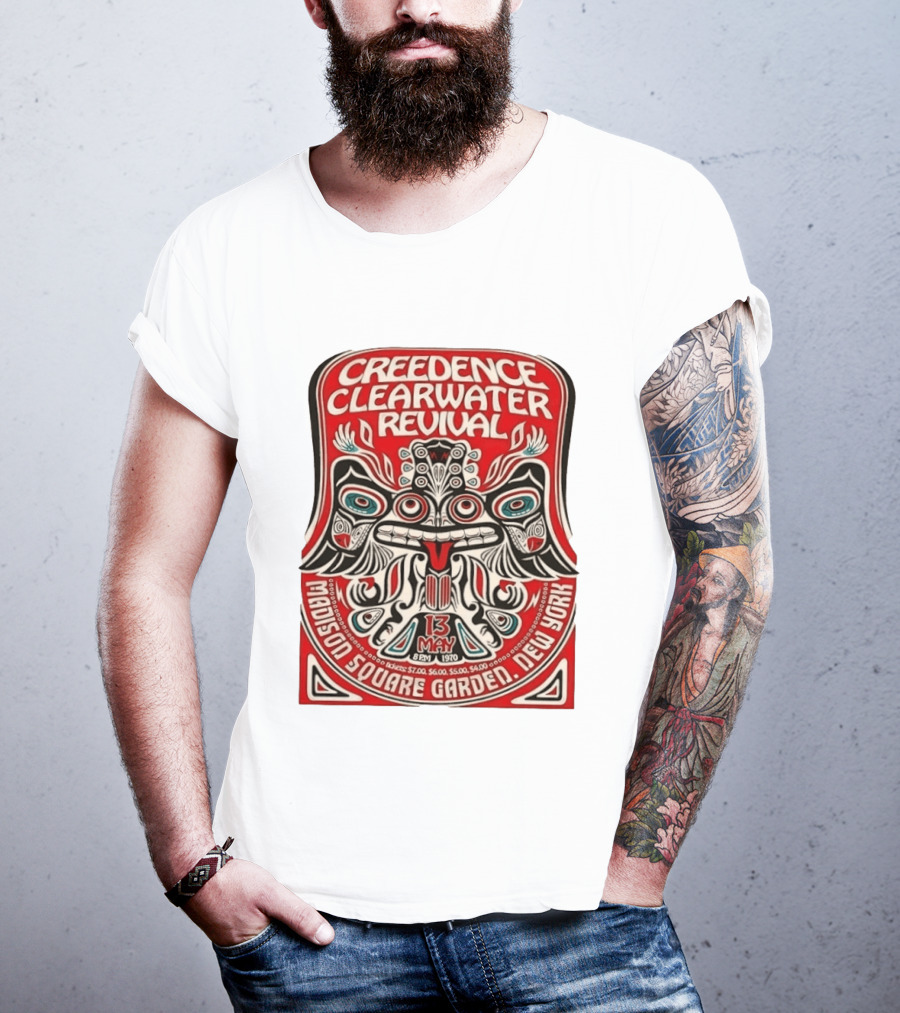 Creedence Clearwater Revival Madison Square Garden New York 13 May 1970 T-Shirt