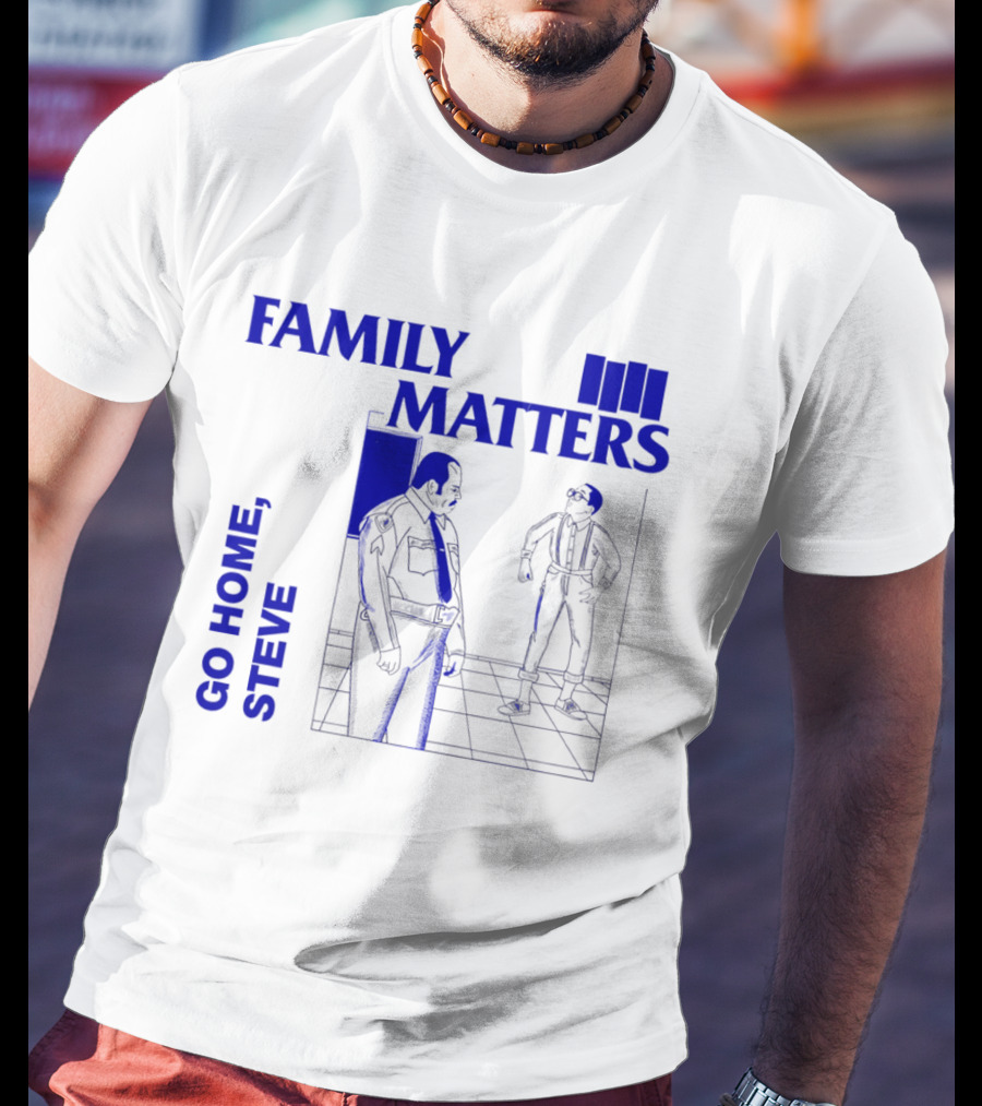 Family Matters Go Home Steve TV Show Humor Scene T-Shirt