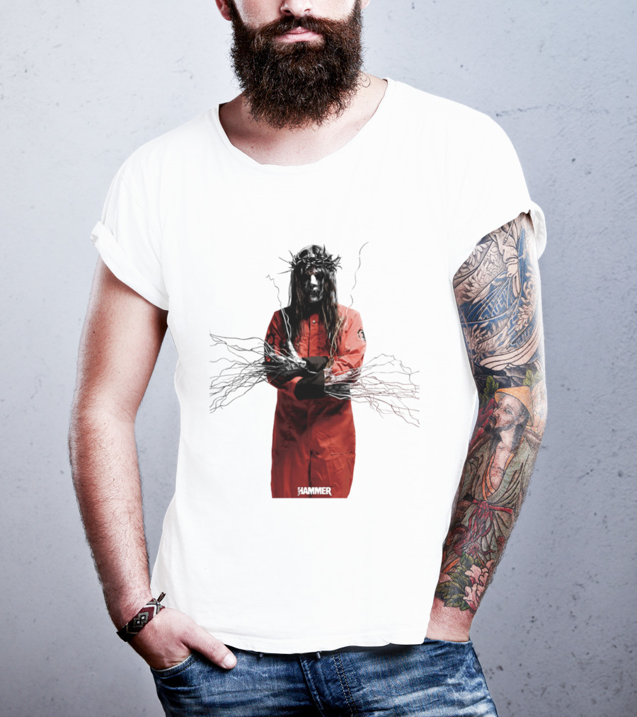 Hammer Joey Jordison Slipknot Red Jumpsuit Roots T-Shirt