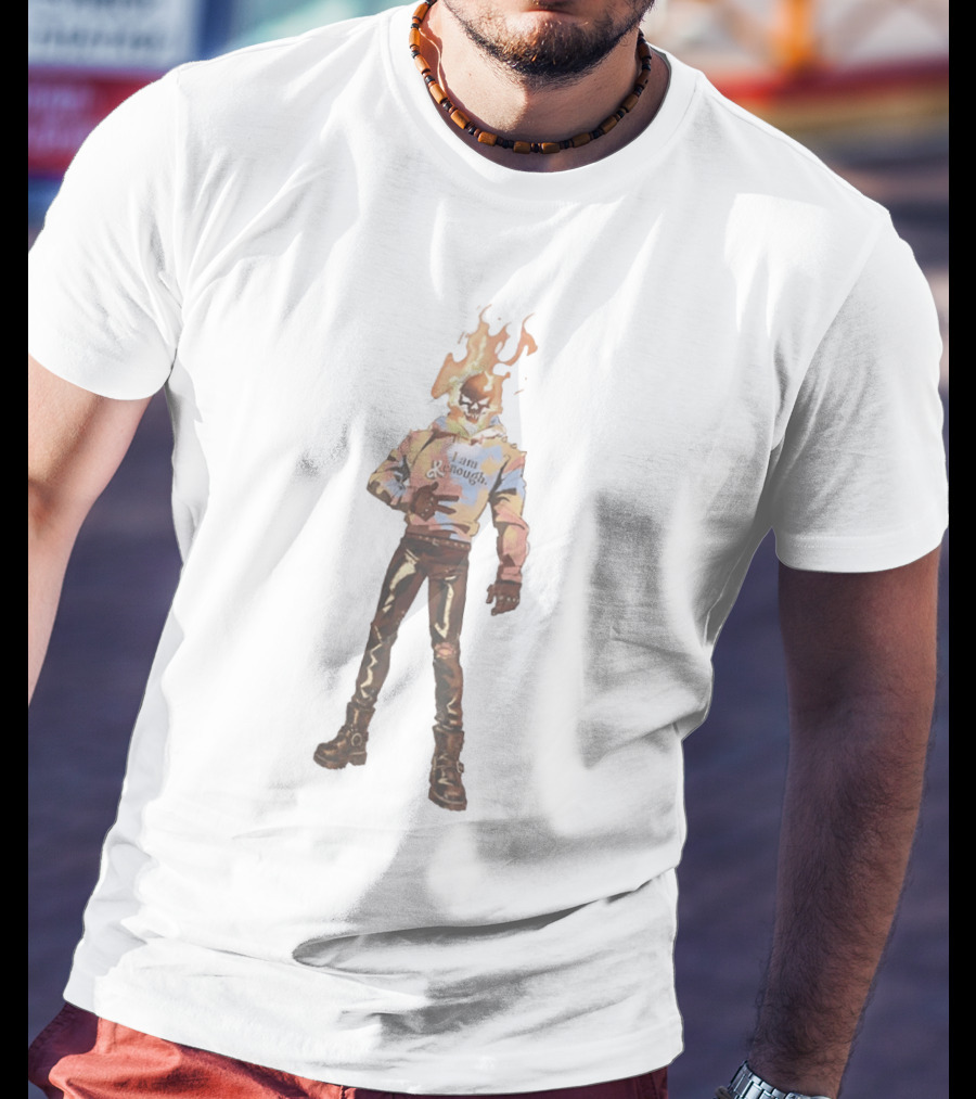 I Am Kenough Ghost Rider Ryan Gosling Hellfire Flame Skull T-Shirt