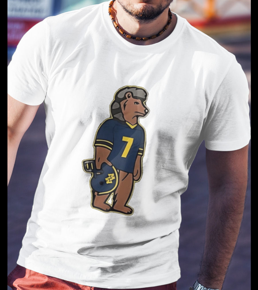Morgan Wallen Still The Problem Tour 2026 Bear Football Helmet Number 7 T-Shirt