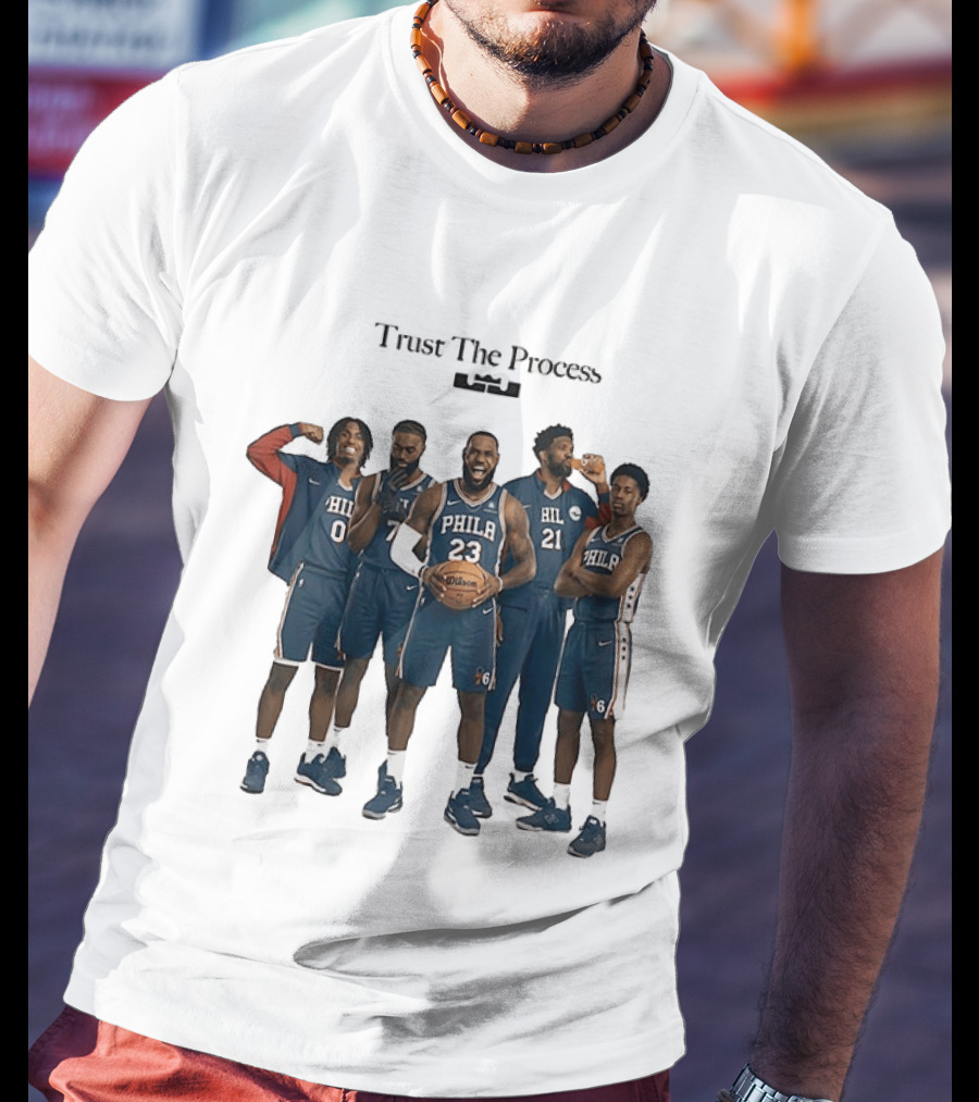 Trust The Process Philly Basketball Team Players T-Shirt
