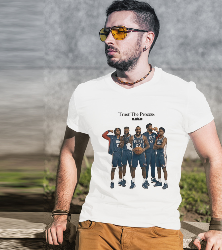 Trust The Process Philly Basketball Team Players T-Shirt
