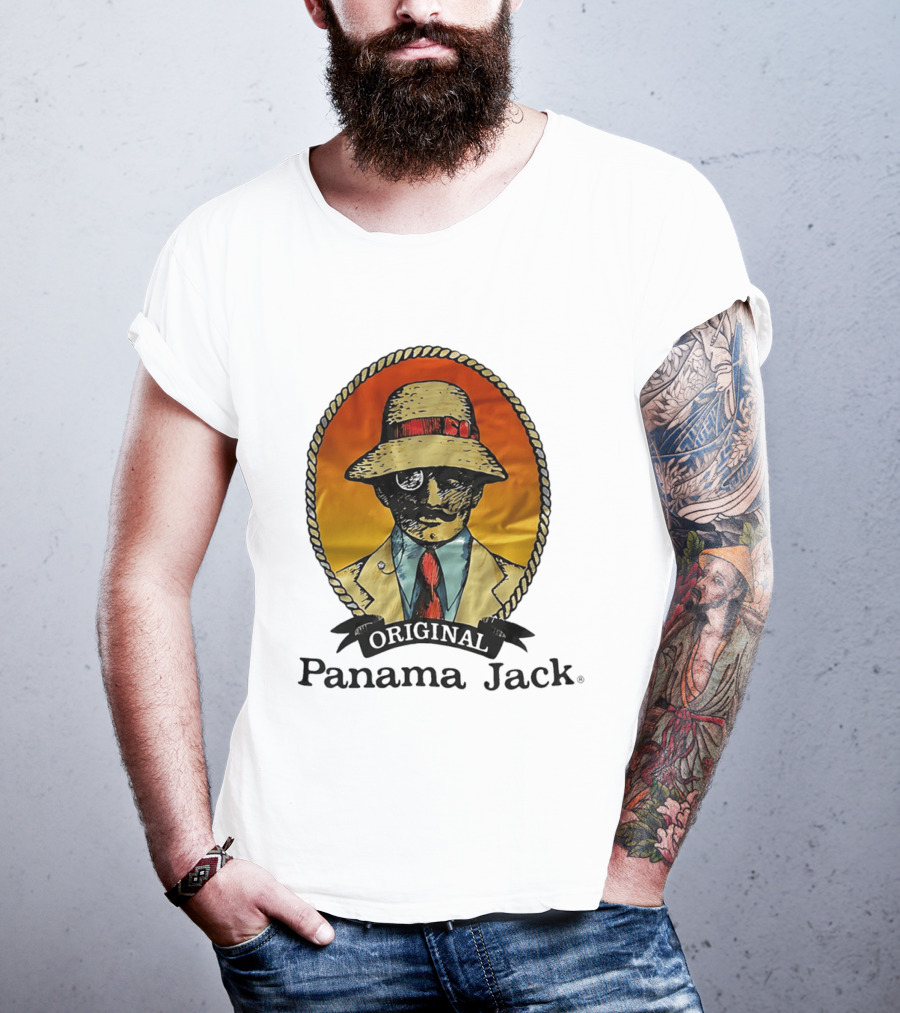 Original Panama Jack Man With Hat And Monocle T-Shirt
