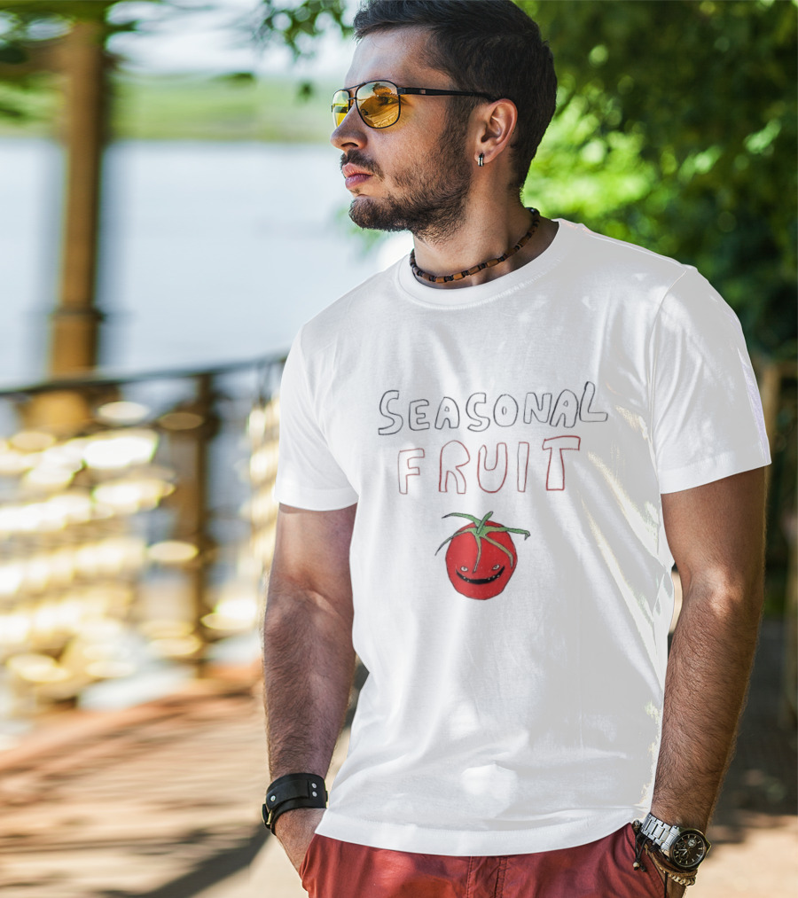 Seasonal Fruit Tomato With Painted Face T-Shirt