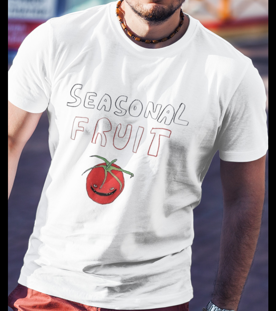 Seasonal Fruit Tomato With Painted Face T-Shirt