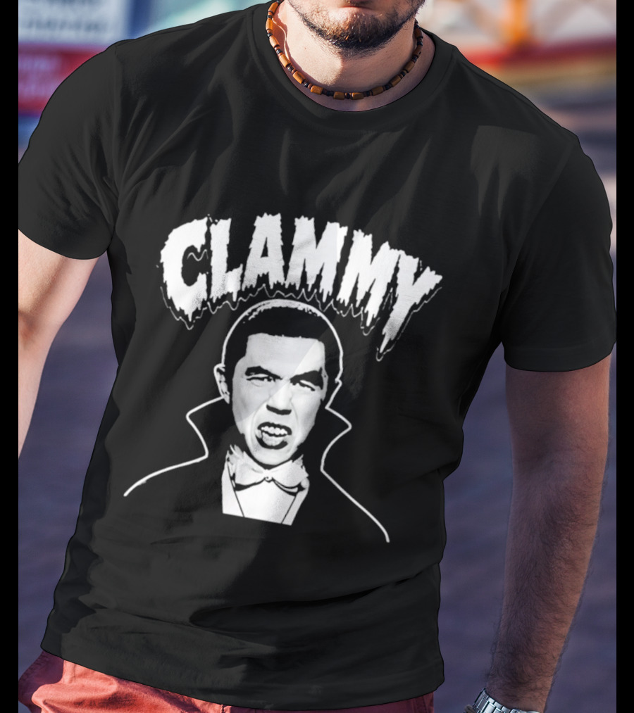 Clammy Dracula Vampire Halloween Costume T-Shirt