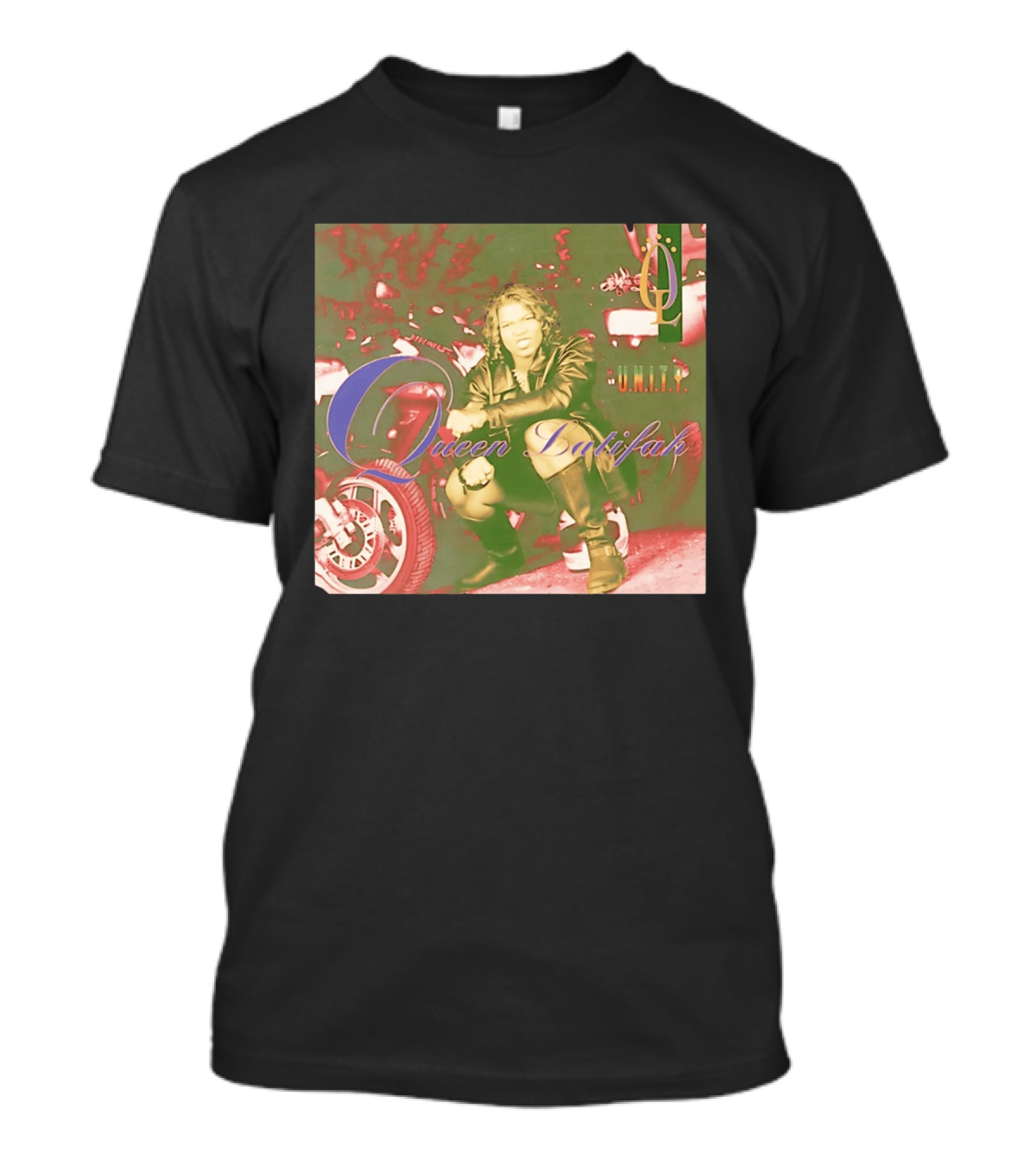 Queen Latifah U.N.I.T.Y. Motorcycle Leather T-Shirt